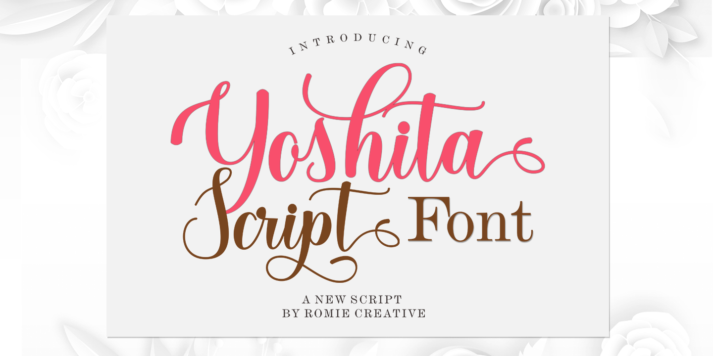 Font Yosyita Script